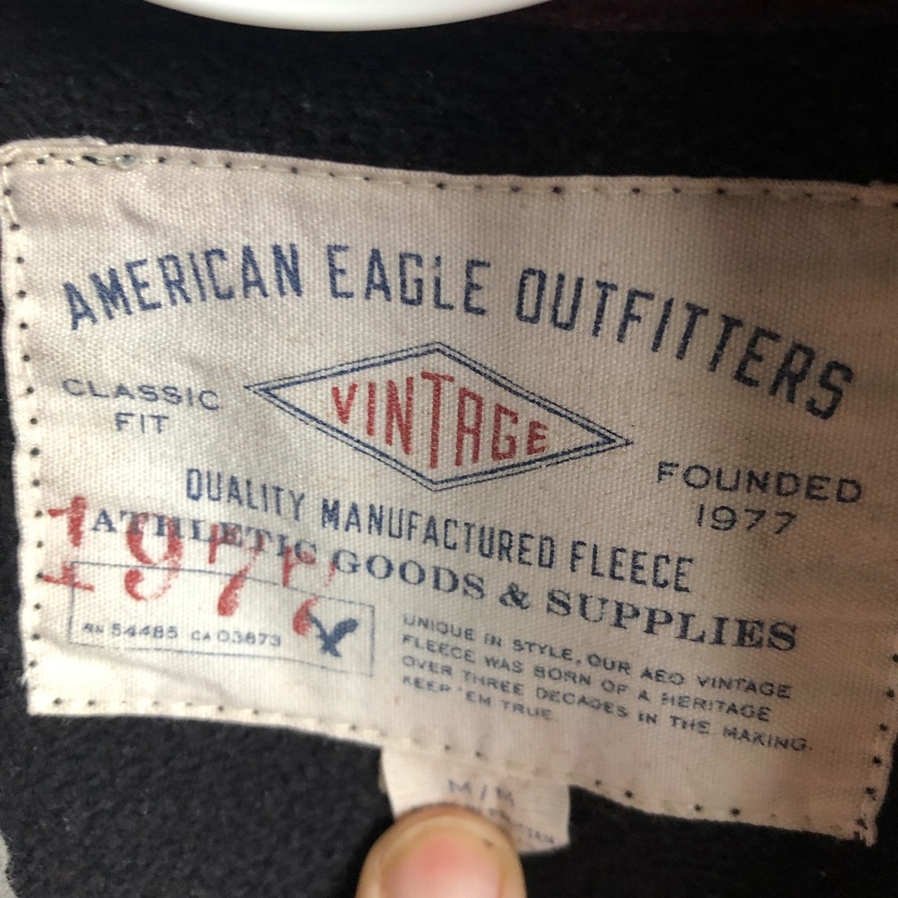 American Eagle Button Up Sweatshirt - image 4